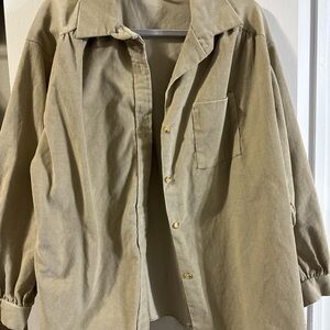 Tan Corduroy Jacket